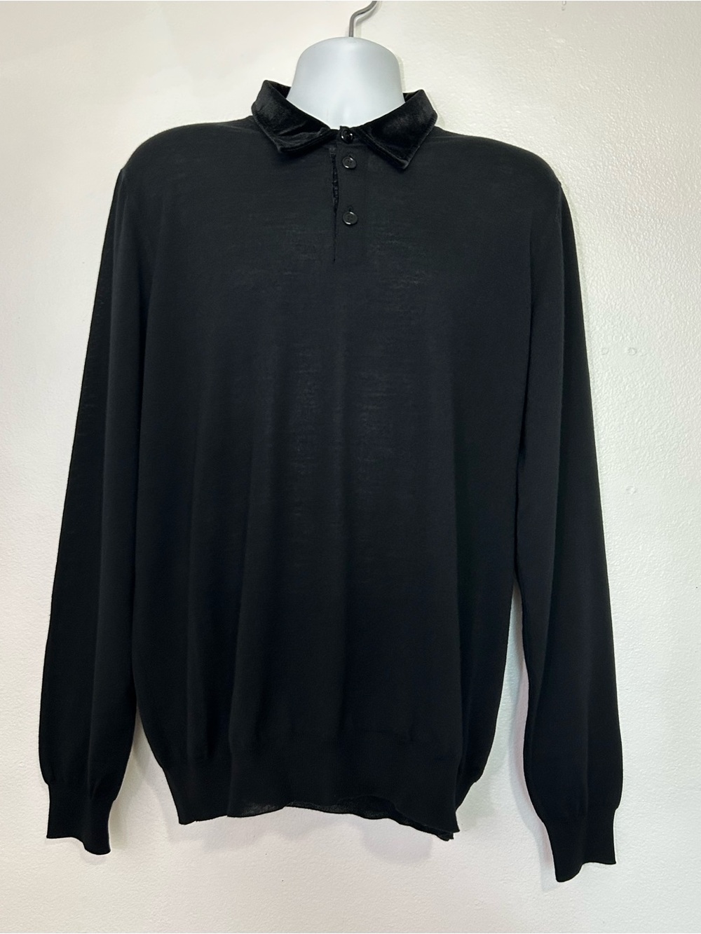 Giorgio Armani Long Sleeve Wool Sweater